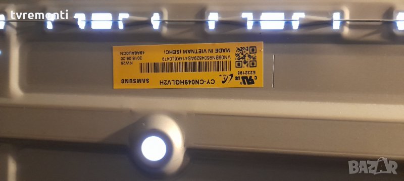 лед диоди от дисплей CY-CN049HGLV2H от телевизор SAMSUNG модел UE49NU7305K , снимка 1
