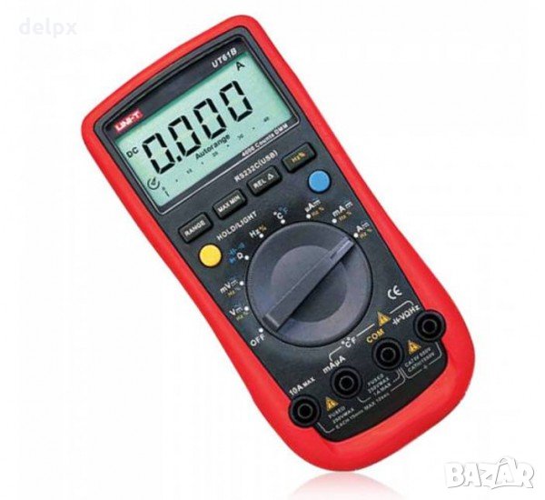 Мултицет с интерфейс UT-61B VAC/VDC | ADC/VDC | OHM | F | Hz, снимка 1