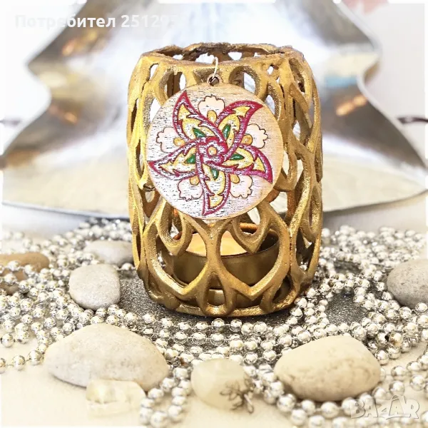 Свещник с Мандала, снимка 1