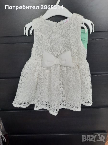 Бебешка рокля, нова, с етикет, снимка 1