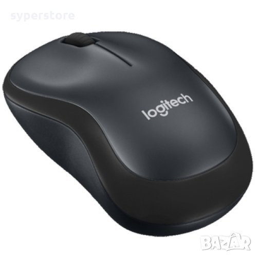 Мишка Безжична Logitech M220 1000dpi 3btn Сиво Черна Изключително тиха Wireless Mouse, снимка 1