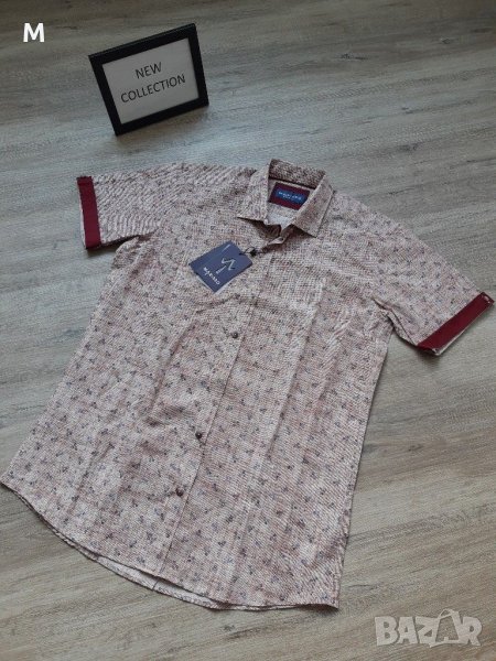 Нова колекция мъжка риза с къс ръкав MARISSO на намаление, снимка 1