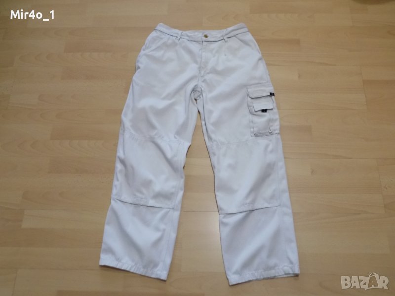 панталон engelbert strauss work долнище работен оригинал мъжки бял 52, снимка 1