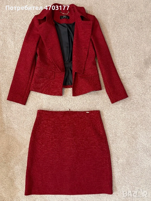 Дамски есенно-зимен костюм, снимка 1