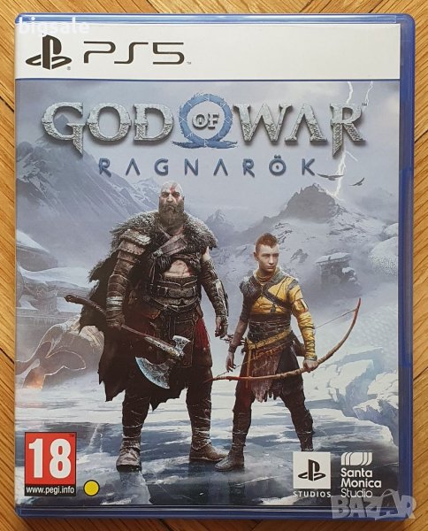 Перфектен диск с God of War Ragnarok PS5 Playstation 5 Плейстейшън, снимка 1