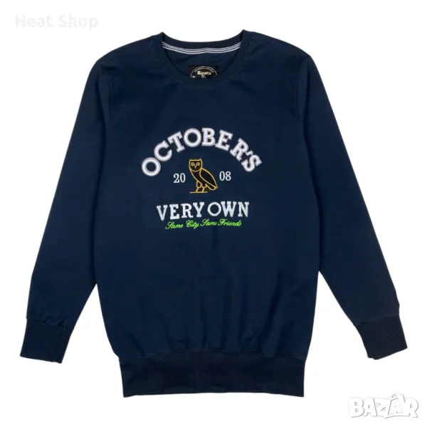 Унисекс блуза  Roots October Very Own OVO Long Sleeve Spellout Logo Shirt, снимка 1