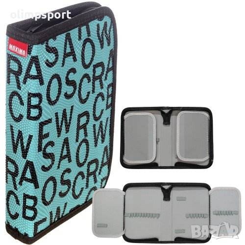 Несесер ученически с 1 отделение и релефна повърхност, шит. Разполага с цип за затваряне. Несесерът , снимка 1