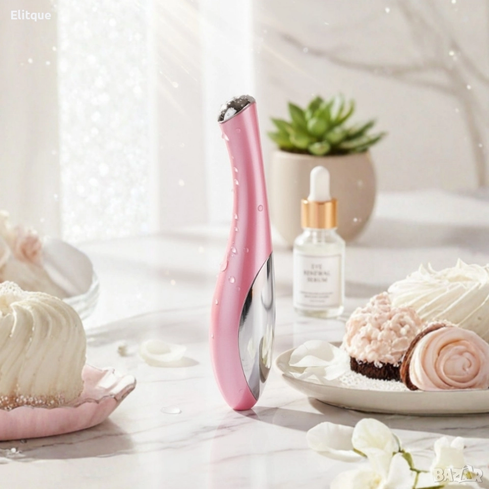 Масажор за около очите с вибрация за премахване на бръчки и тъмни кръгове TV619, снимка 1