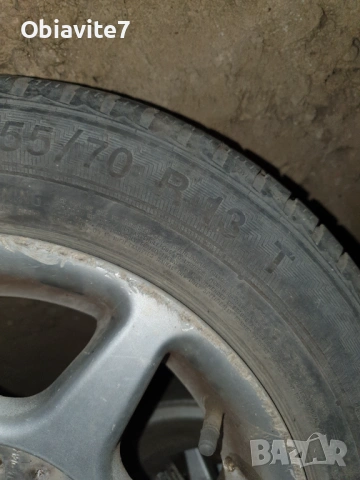 Продавам комплект от 4 лети джанти за кола 13', снимка 4 - Гуми и джанти - 53306235