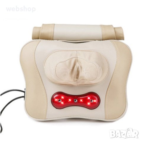 Възглавница за масаж със затопляща функция и Шиацу масаж за тяло