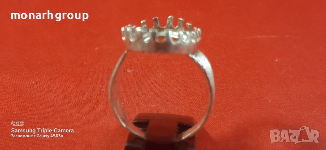 Сребърен пръстен /без камък/, снимка 6 - Пръстени - 38411992