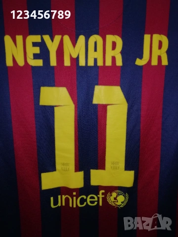 Барселона Неймар оригинална тениска фланелка екип Nike Barcelona Neymar Jr, снимка 4 - Тениски - 53094807