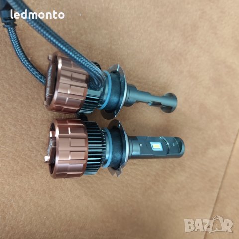 Новата V6 LED крушка H7 - Мощност от 55W, 8000LM, 5700K, снимка 5 - Аксесоари и консумативи - 44389229