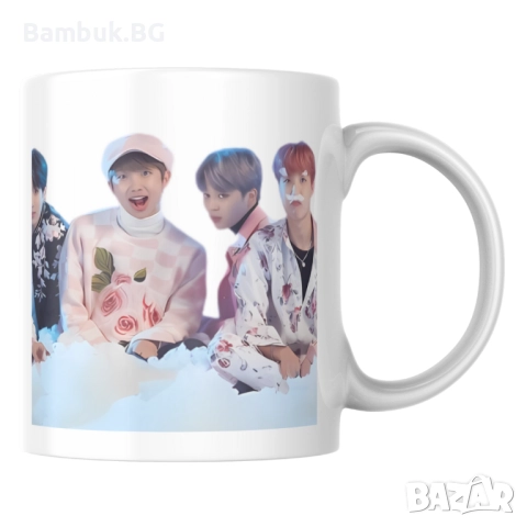Чаша “BTS Clouds”, снимка 3 - Чаши - 52576983