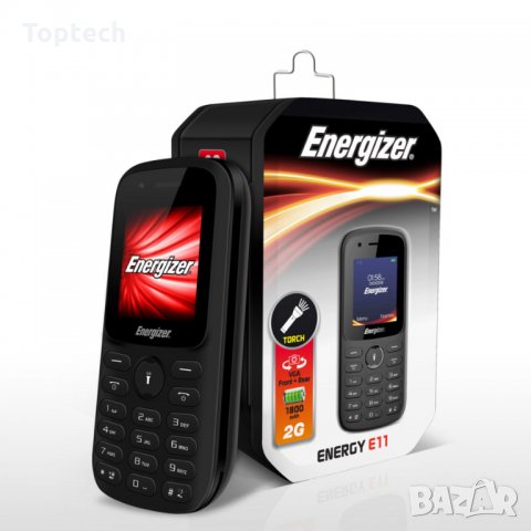 МОБИЛЕН ТЕЛЕФОН ENERGIZER E11 BLACK, снимка 1 - Телефони с две сим карти - 30828973