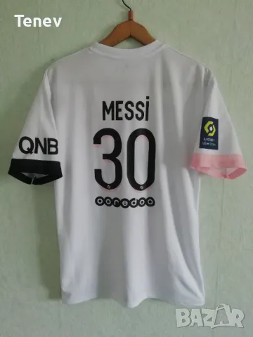 PSG Paris Saint-Germain Nike Messi тениска фланелка ПСЖ размер L Меси 