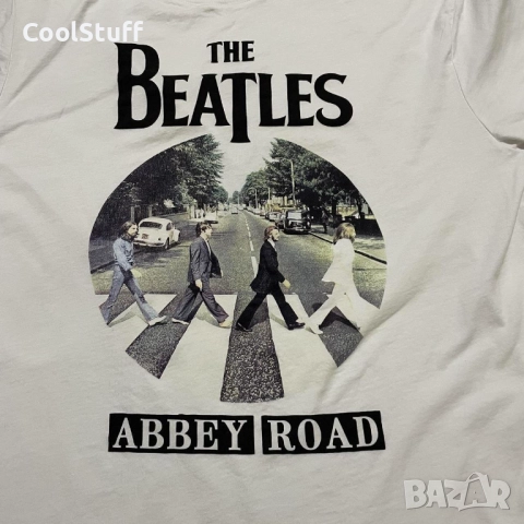 Тениска Бийтълс Размер М, снимка 2 - Тениски - 52423649