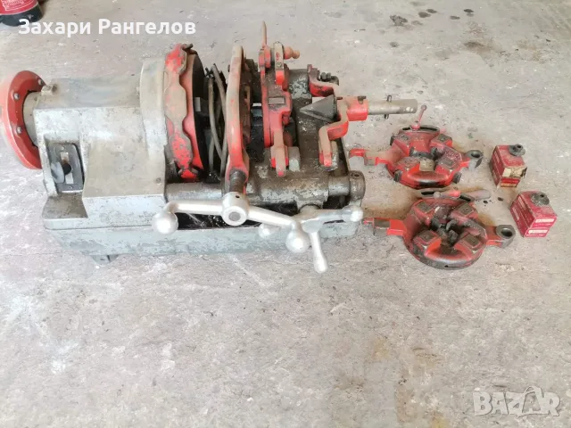 🔩 ПРОФЕСИОНАЛНА РЕЗБОНАРЕЗНА Машина Rex до 2 Цола, снимка 5 - Други машини и части - 56160692