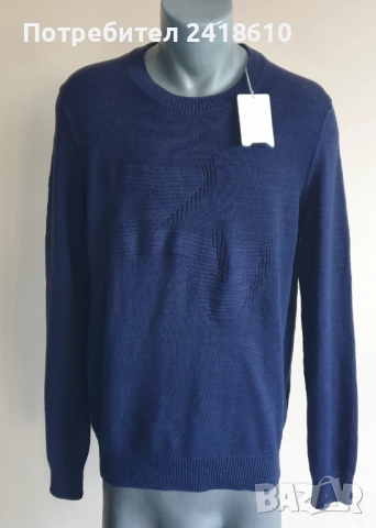 Zadig & Voltaire Knit Jeremy ZV Mono  Mens Size L ОРИГИНАЛ! Мъжки Пуловер!