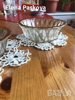 купички златен кант ретро, снимка 4 - Сервизи - 48052960