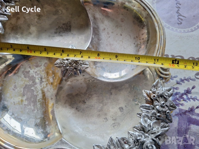 ✅ПОСРЕБРЕНИ СЪДОВЕ - ФРУКТИЕРИ❗, снимка 7 - Други ценни предмети - 53214811