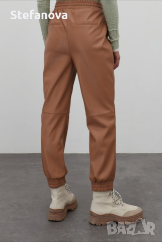 Нов кожен панталон, снимка 3 - Панталони - 44619649