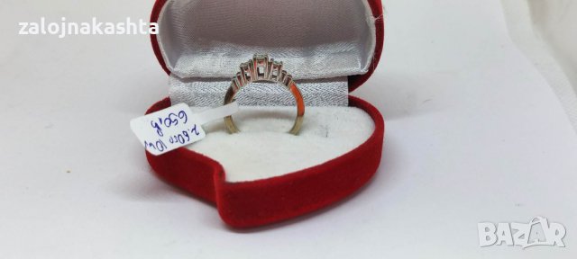 Американски Златен пръстен с Брилянти-2,60гр/10кр, снимка 5 - Пръстени - 39833893
