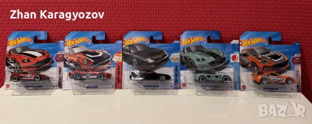 Hot Wheels JDM сет 5 броя – Mazda / Datsun / Honda / Toyota