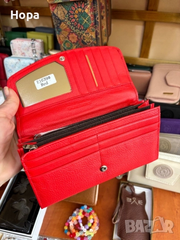 Портмоне от естествена кожа в кутия, снимка 5 - Портфейли, портмонета - 52419198