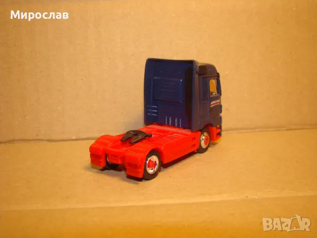 SCHUCO H0 1/87 MERCEDES ACTROS КАМИОН МОДЕЛ КОЛИЧКА ВЛЕКАЧ, снимка 4 - Колекции - 48456228