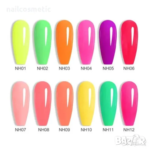 VENALISA Summer Neon Color / серия неон в 12 цвята, снимка 2 - Продукти за маникюр - 29932195