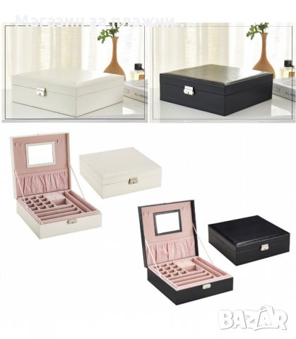 Луксозна кутия за бижута с огледало и много отделения - модел 2010, снимка 3 - Други - 34230355