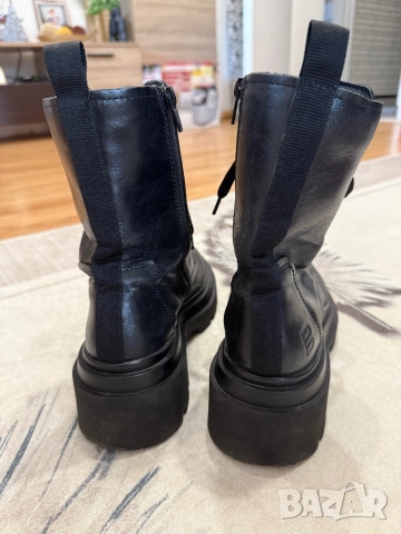 Bagatt боти от естествена кожа, снимка 3 - Дамски боти - 52827257