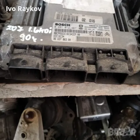 Компютър двигател за Peugeot 207 , 1.6 HDi, Bosch 0 281 012 467 / 96 622 124 80, снимка 3 - Части - 48018733