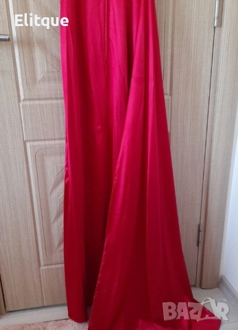 ⭐️Дълги сатенени рокли с цепка, снимка 3 - Рокли - 53195516