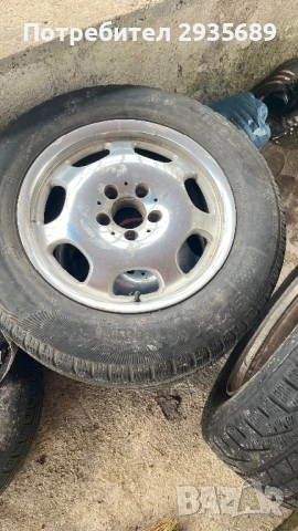 4 броя джанти с гуми мерцедес w220, снимка 3 - Гуми и джанти - 54025001