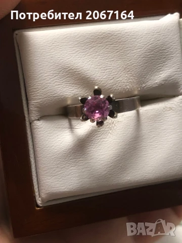 Съветски сребърен пръстен, снимка 8 - Пръстени - 50841225