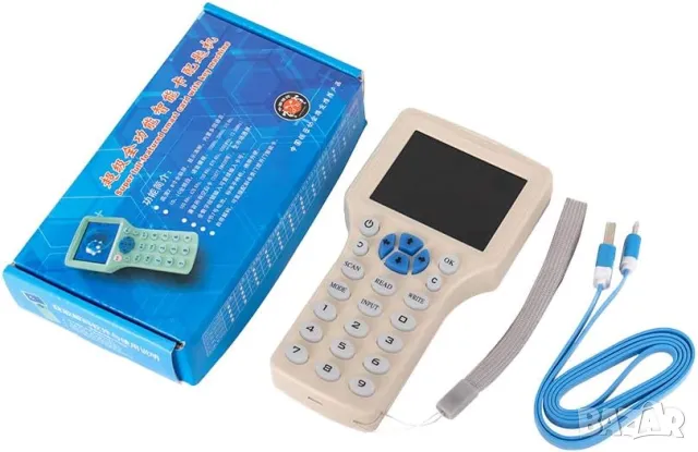 Копирна машина за RFID чипове и карти, 10 честотен UID декодер, снимка 3 - Друга електроника - 48235103