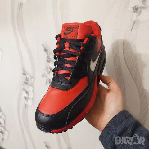 Кожени маратонки  NIKE AIR MAX 90 номер 45-45,5 , снимка 13 - Маратонки - 48562642