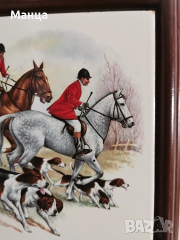 Картина ловен мотив, снимка 3 - Картини - 52590600