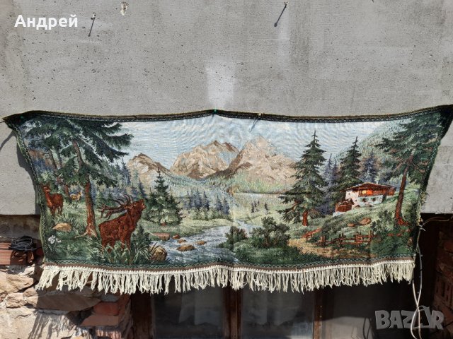 Старинен ковьор,покривка за стена #59, снимка 2 - Антикварни и старинни предмети - 37752349