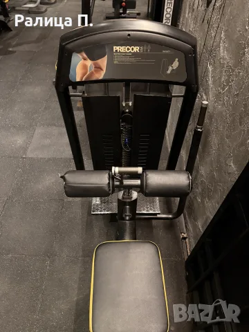 Precor Icarian Seated Calf – Професионална машина за прасци, снимка 4 - Фитнес уреди - 55983091