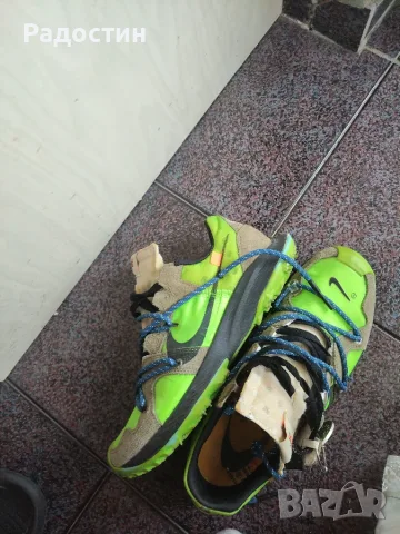 Оригинални обувки NIKE OFF WHITE 150EU, снимка 4 - Маратонки - 56056970