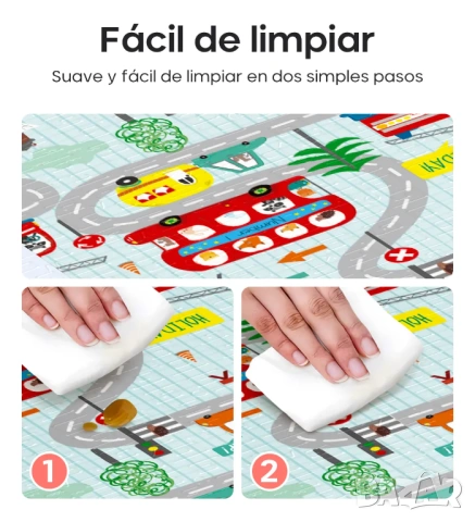 Килими за игра с две лица 180/200, снимка 9 - Други - 53003039