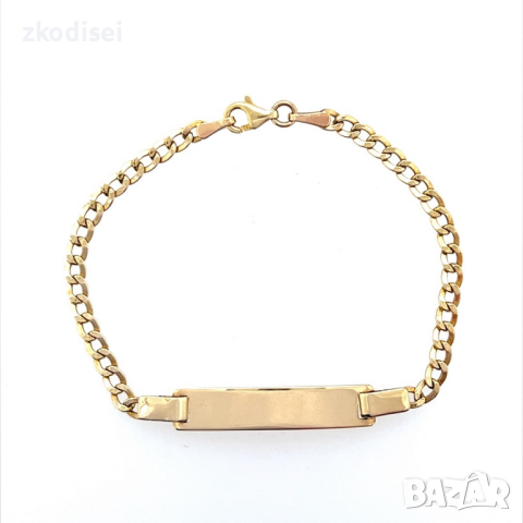 Златна детска гривна 3,84гр.16см. 14кр. проба:585 модел:22443-1