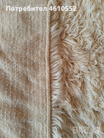 Нов вълнен бял китеник , снимка 2 - Спално бельо - 52089269