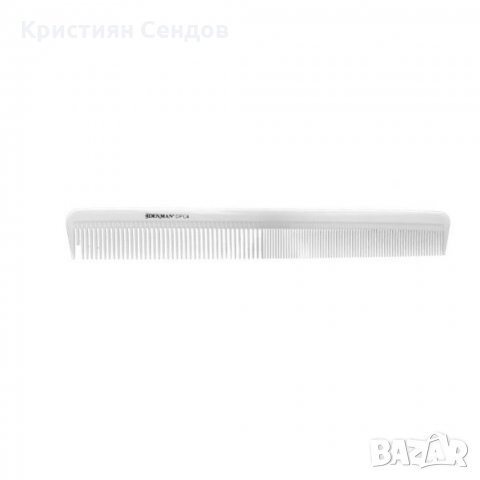 Бял гребен Denman 214 мм, снимка 1 - Аксесоари за коса - 30581344