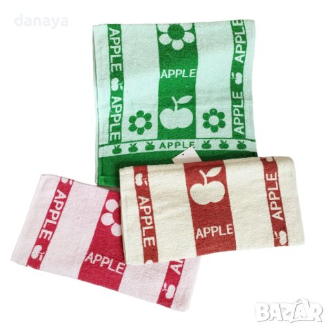4119 Кухненска кърпа за ръце Ябълки 35x70cm, снимка 4 - Хавлиени кърпи - 42888476