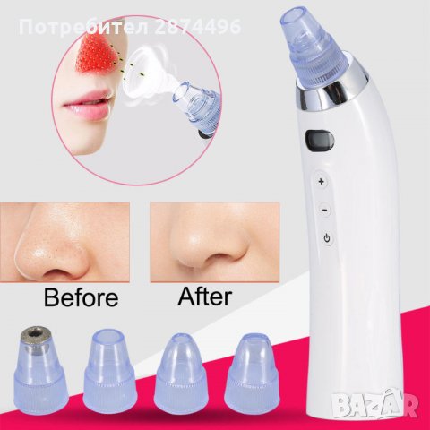 Вакумен уред за почистване на лицето с дисплей, снимка 2 - Козметика за лице - 30927316