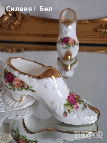 Декоративна обувкa Royal Albert , снимка 2 - Декорация за дома - 51641578